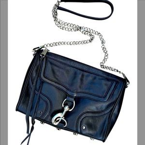 Rebecca Minkoff Leather Crossbody with silver hardware. Great condition